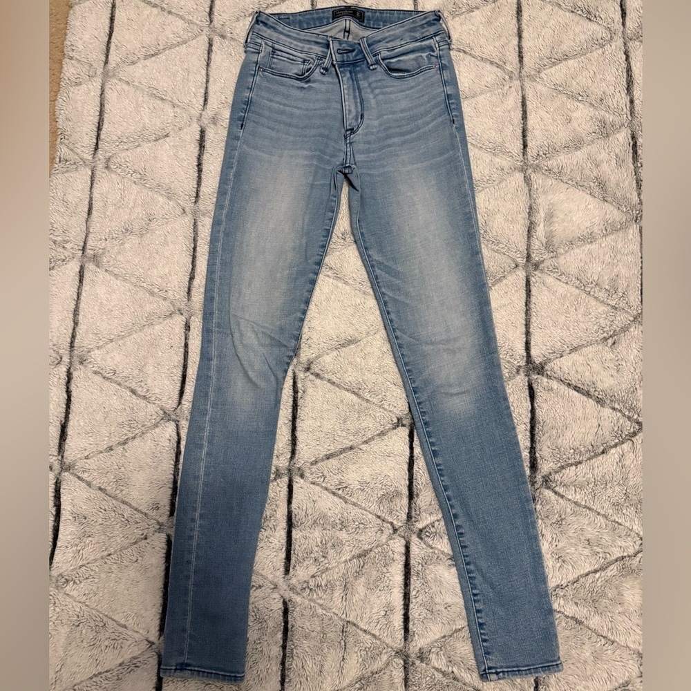 Abercrombie & Fitch Light Blue Skinny Jeans